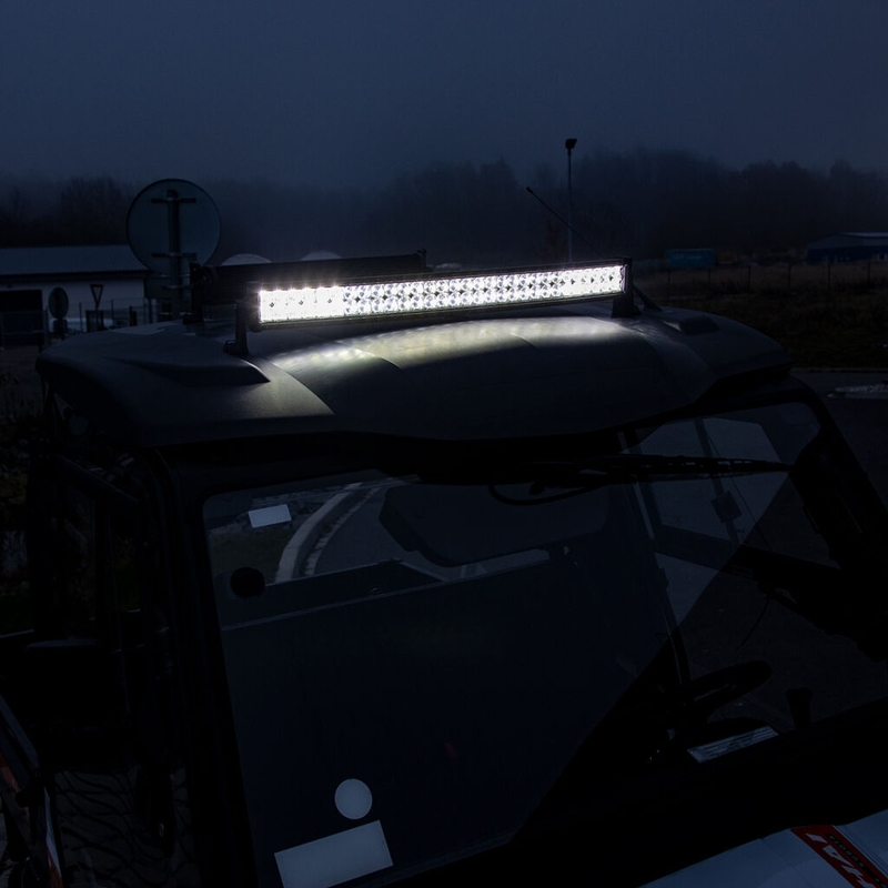 HAIFISCH LED LICHTLEISTE 30", GEBOGEN, 180W, R 810 MM - 5D