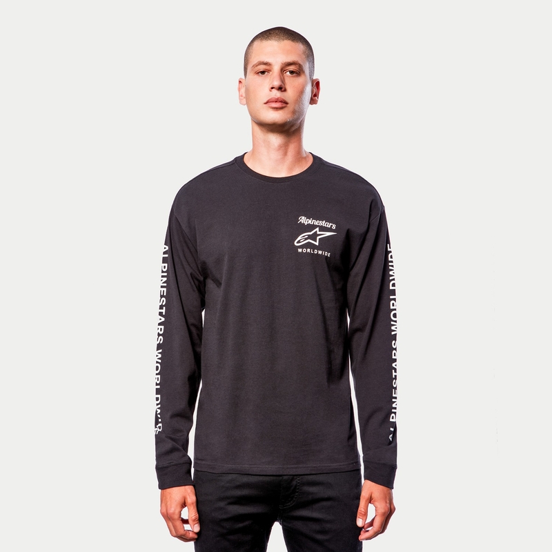 Alpinestars Authenticated Tee schwarz und weiß