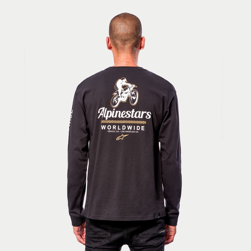 Alpinestars Authenticated Tee schwarz und weiß