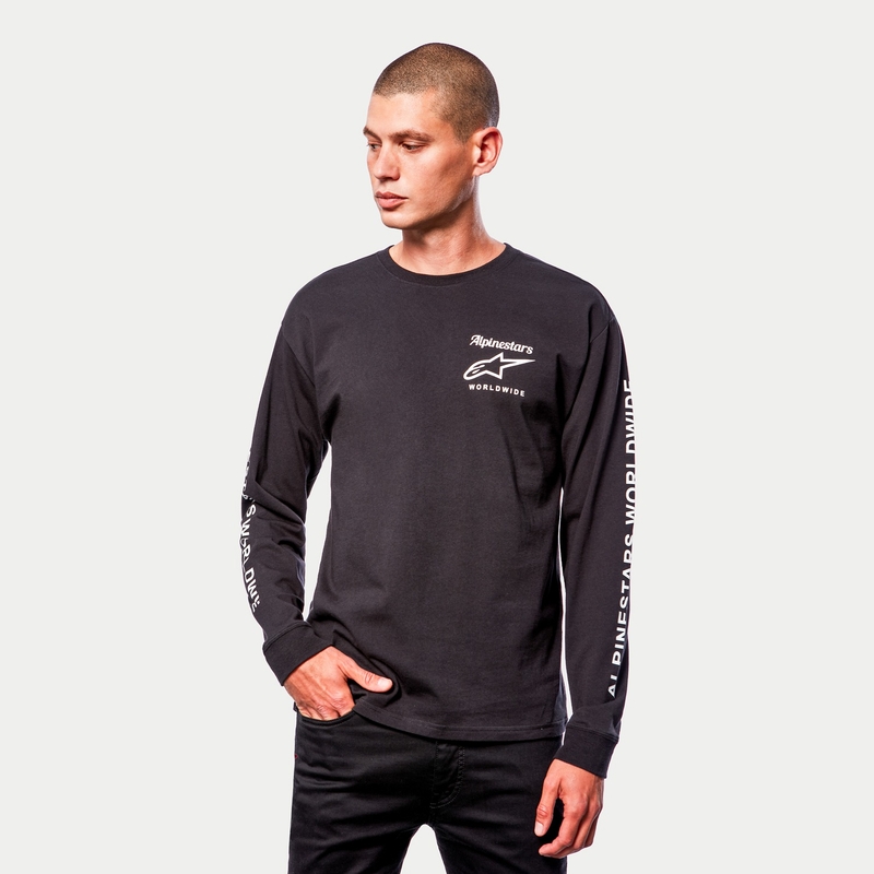 Alpinestars Authenticated Tee schwarz und weiß