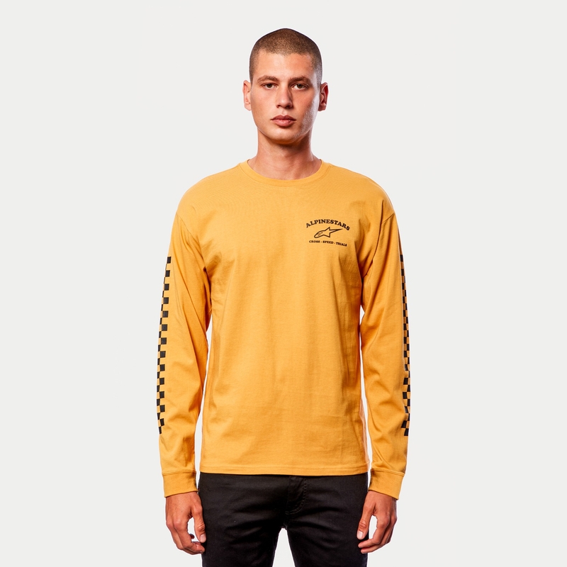 Alpinestars Sunday Tee gelb und schwarz