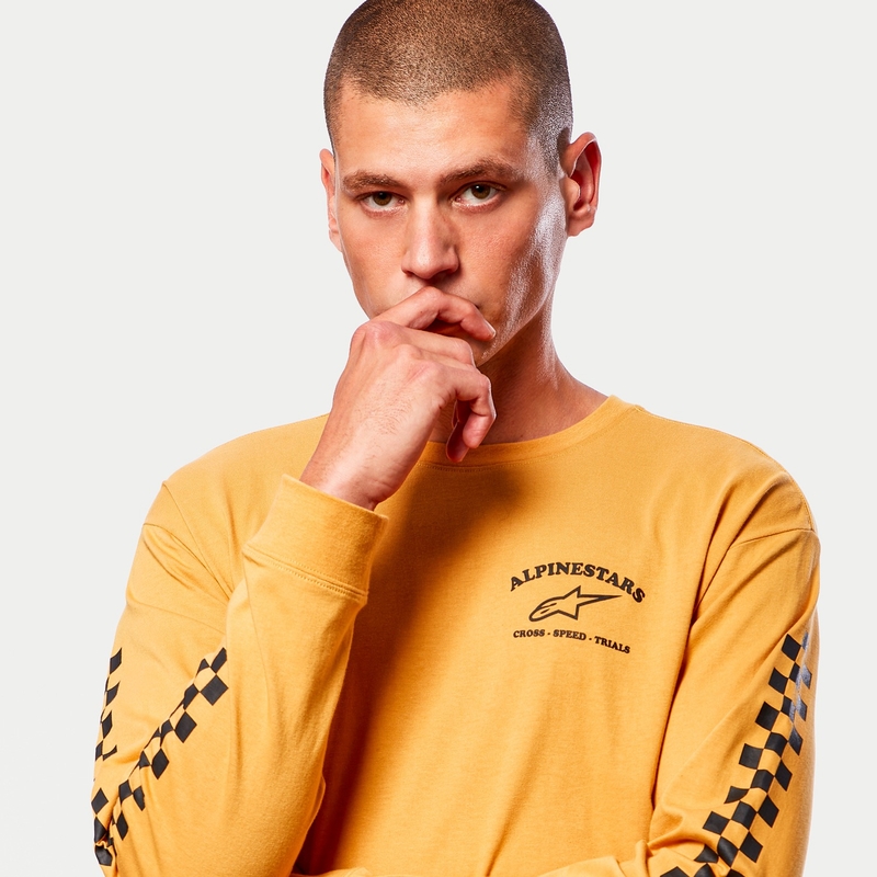 Alpinestars Sunday Tee gelb und schwarz