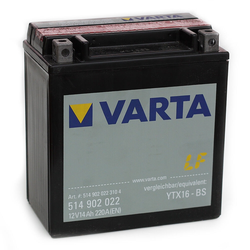 VARTA YTX16-4/YTX16-BS 12V/14Ah wartungsfreie Batterie