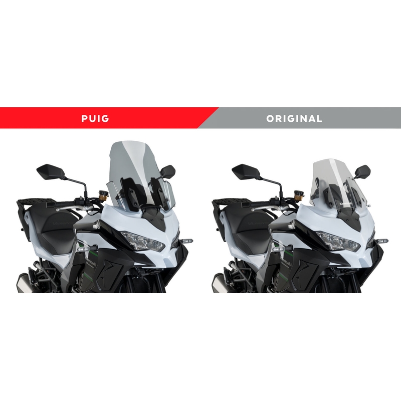 Windschutzscheibe PUIG TOURING getönt für KAWASAKI Versys 650 2017-2021, KAWASAKI Versys 1000 / S / SE 2017-2024