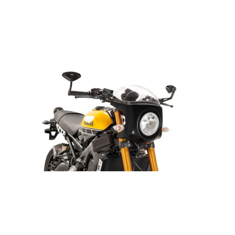 Windschirm UNI PUIG SEMI-FAIRING carbon look transparent