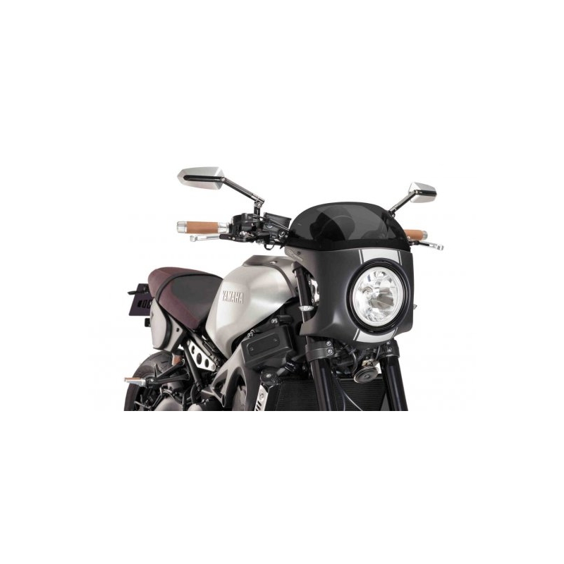 Windschirm PUIG SEMI-FAIRING schwarz matt dunkel getönt