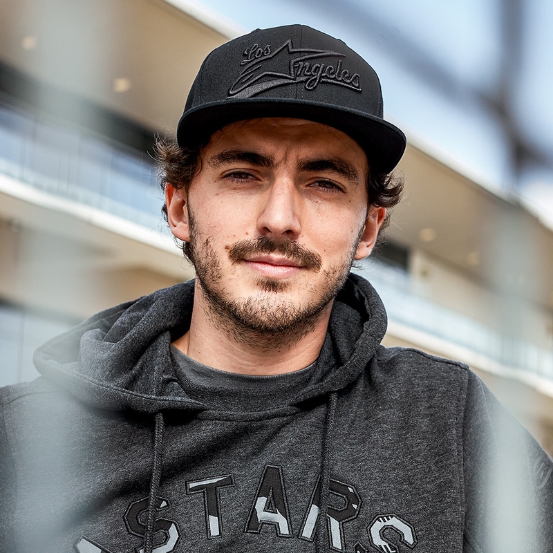 Alpinestars Los Angeles Hut schwarz und weiß