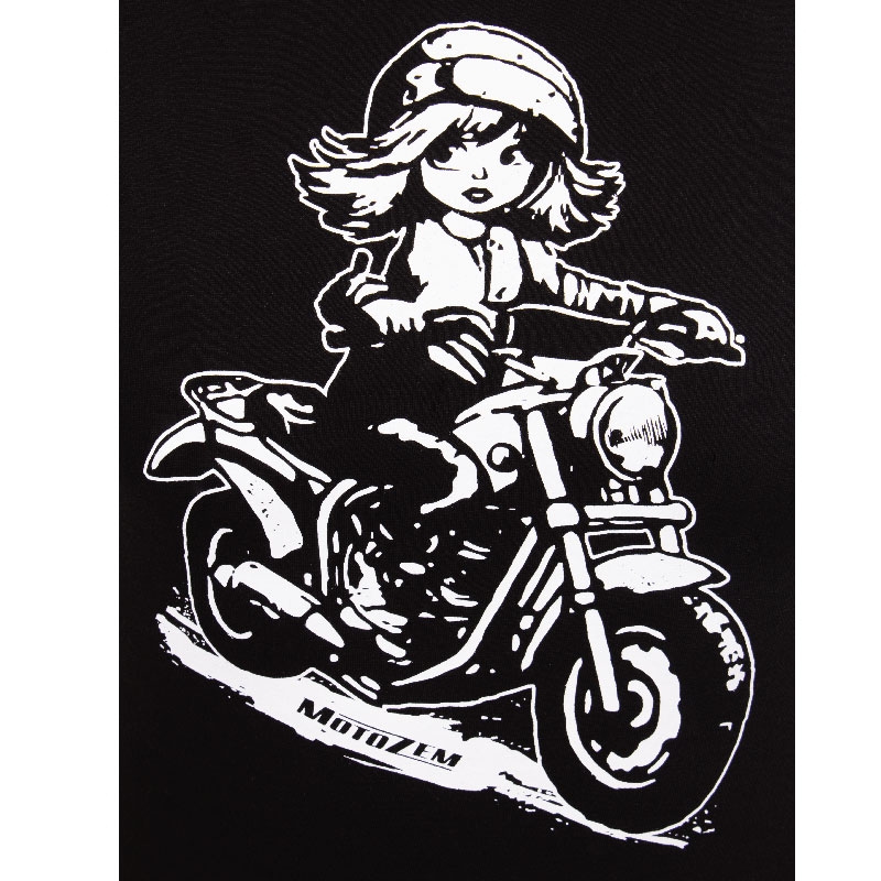 MotoZem Mädchen T-Shirt - Biker