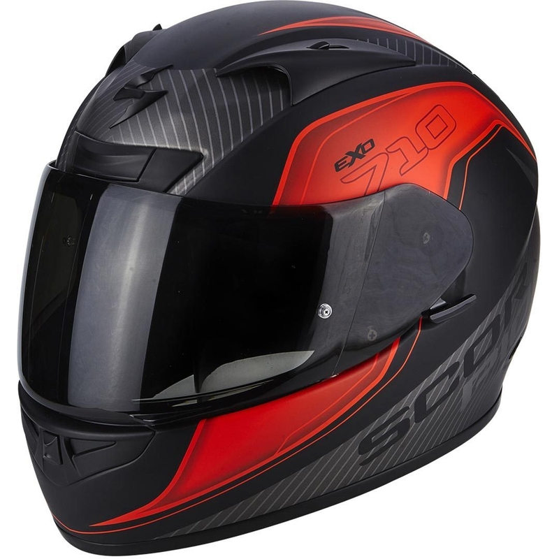Integralhelm Scorpion EXO-710 Air Mugello schwarz-matt-rot