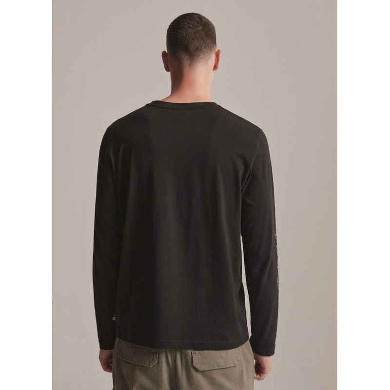 Langarm-T-Shirt DAKAR DKR LG REF schwarz
