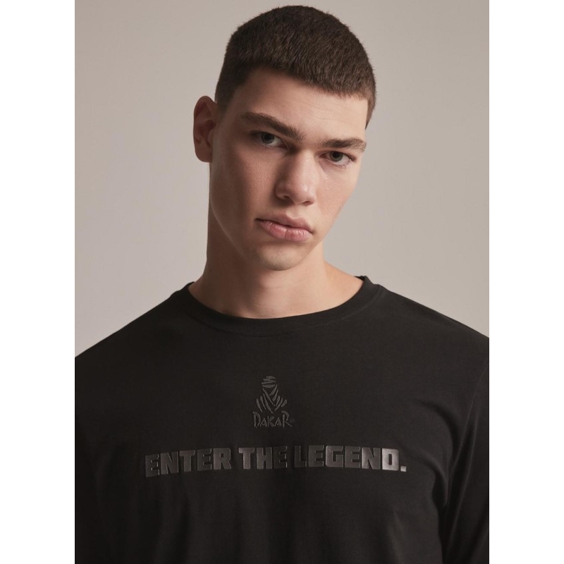 Langarm-T-Shirt DAKAR DKR LG REF schwarz