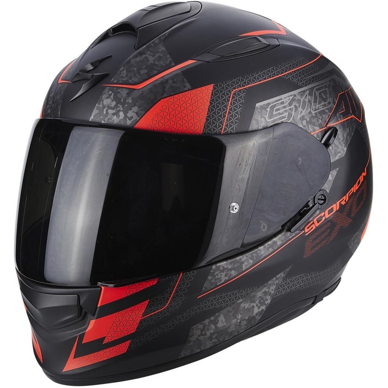 Integral Motorradhelm Scorpion EXO-510 Air Galva schwarz matt-rot Ausverkauf