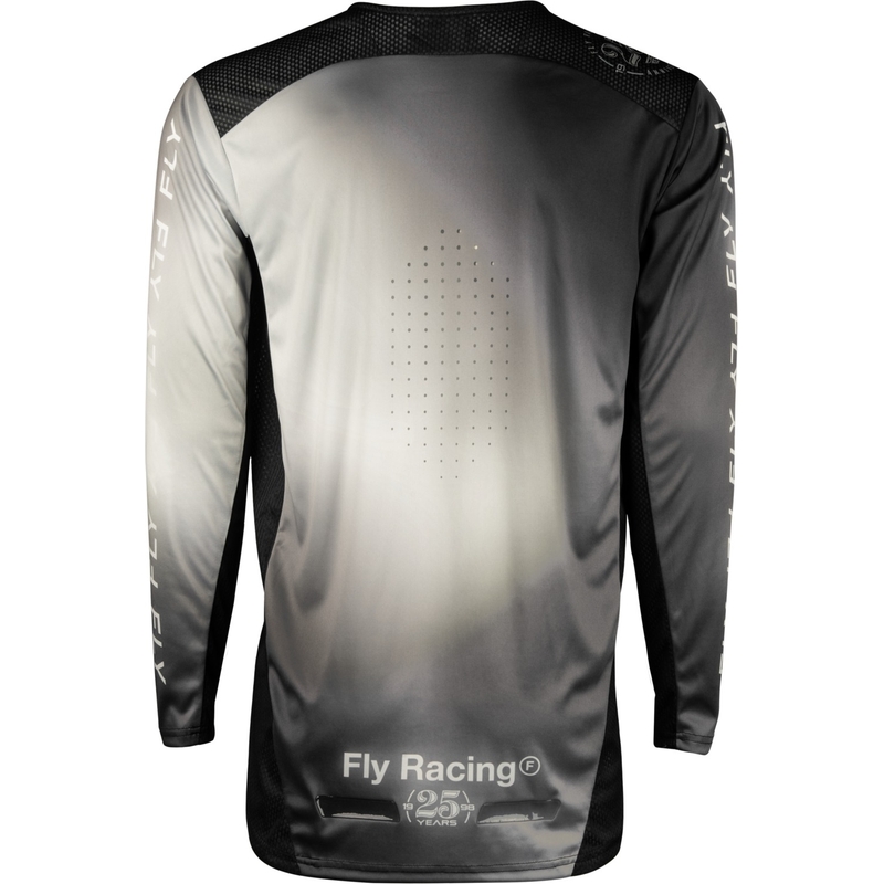 Motocross Trikot FLY Racing Lite 2024 grau-schwarz