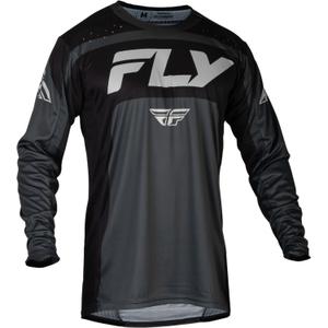 Motocross-Trikot FLY Racing Lite 2024 dunkelgrau-schwarz