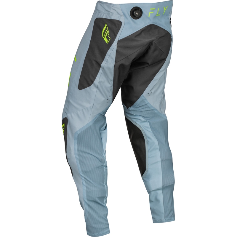 Motocross Hose FLY Racing Evolution DST 2024 grau-schwarz-fluo grün Ausverkauf