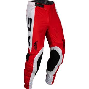 Motocross-Hose FLY Racing Lite 2024 rot-weiß-schwarz