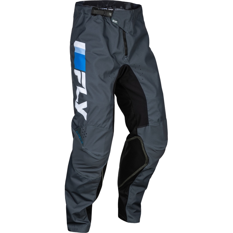 Motocross-Hose FLY Racing Kinetic Prix 2024 blau-grau-weiß