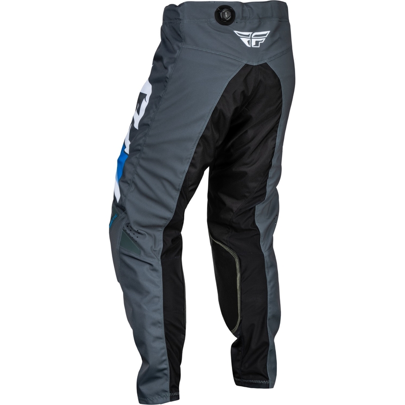 Motocross-Hose FLY Racing Kinetic Prix 2024 blau-grau-weiß