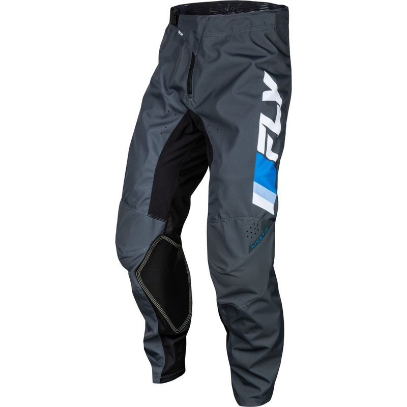 Motocross-Hose FLY Racing Kinetic Prix 2024 blau-grau-weiß