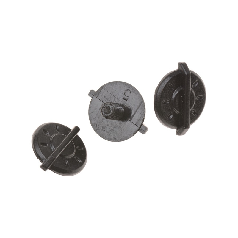 Cassida Cross Cup Helm Visierschraubensatz schwarz