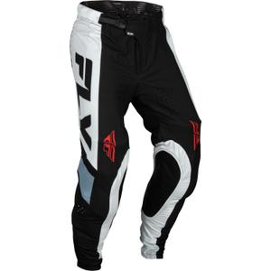 Motocross-Hose FLY Racing Lite 2024 schwarz-weiß-grau