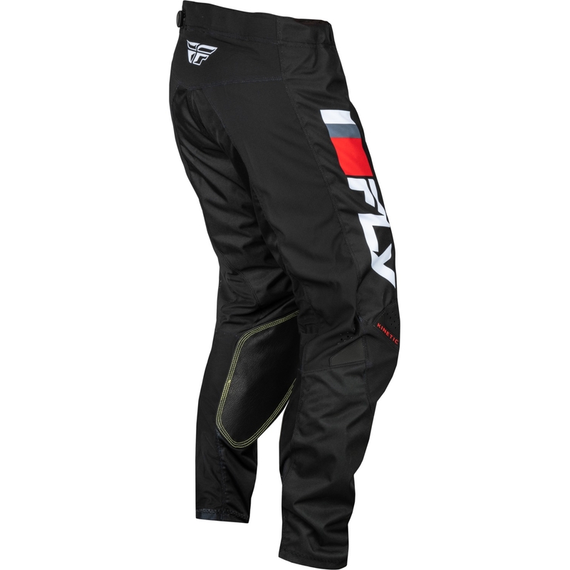 FLY Racing Kinetic Prix Motocrosshose rot-grau-weiß