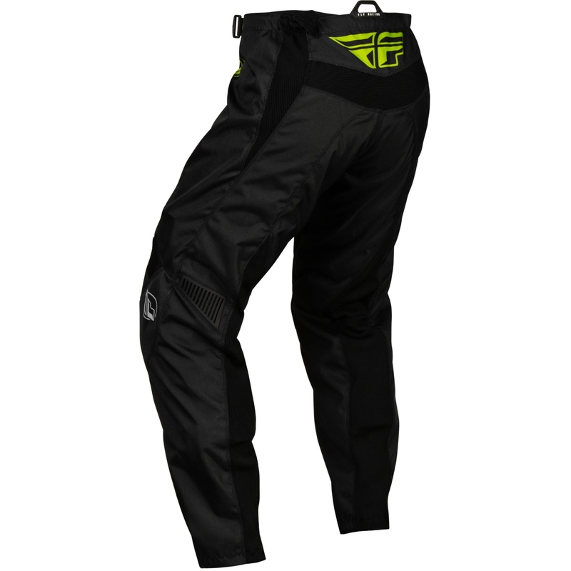 Kinder Motocross Hose FLY Racing F-16 2024 schwarz-fluo grün-grau Ausverkauf