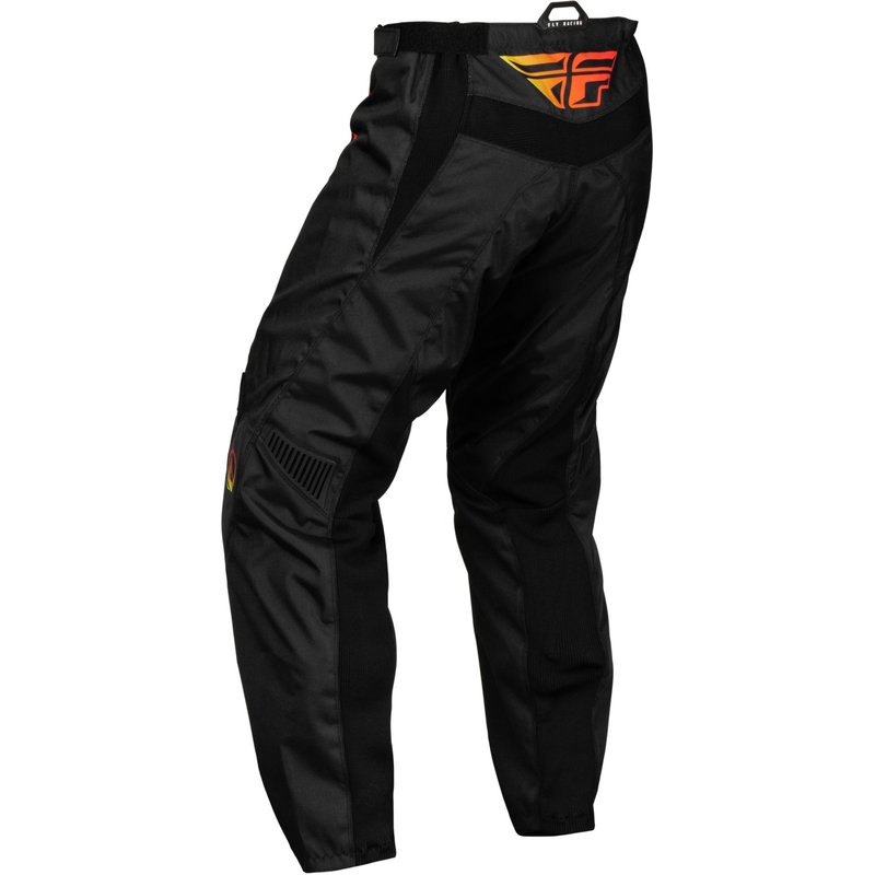 Kinder Motocross Hose FLY Racing F-16 2024 schwarz-gelb-orange Ausverkauf