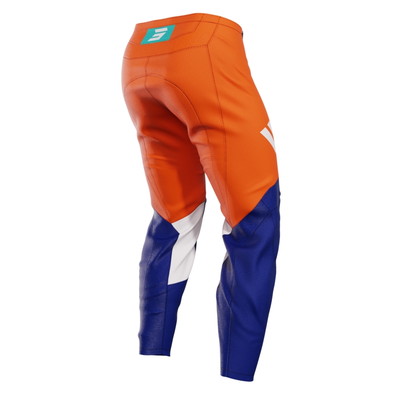 Kinder-Motocross-Hose Shot Iron orange Ausverkauf