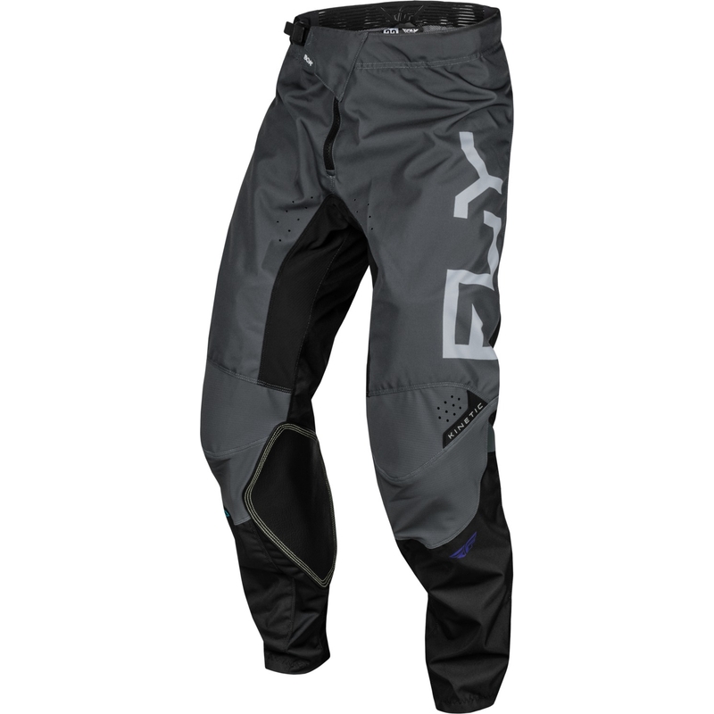 Motocross-Hose FLY Racing Kinetic Reload 2024 grau-schwarz-blau Ausverkauf