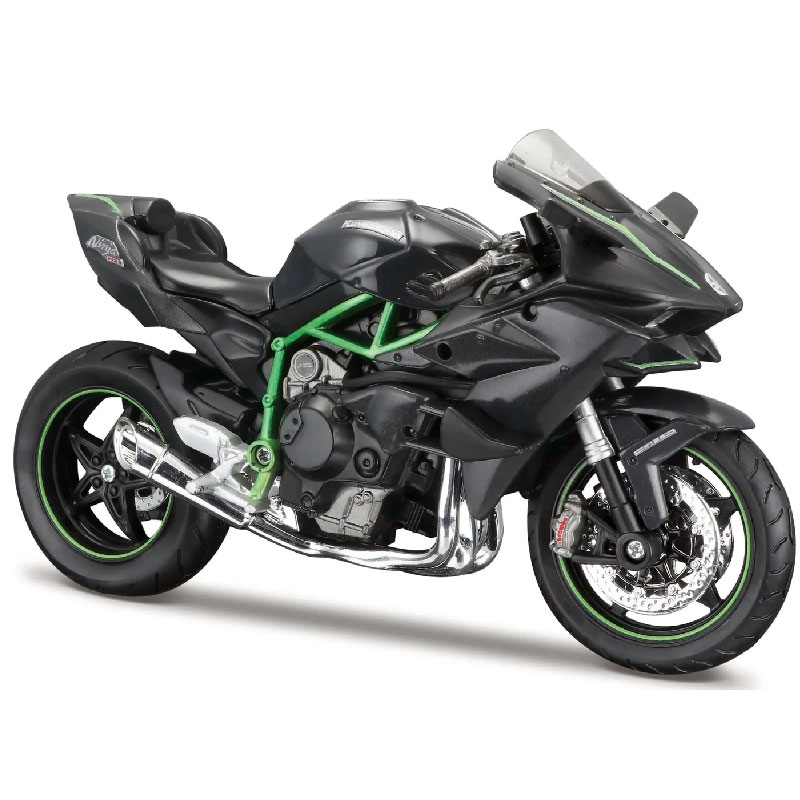 Modell eines Motorrads mit Ständer Maisto Kawasaki Ninja H2 R 1:12