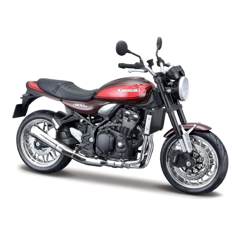 Modell eines Motorrads mit Ständer Maisto Kawasaki Z900RS 1:12