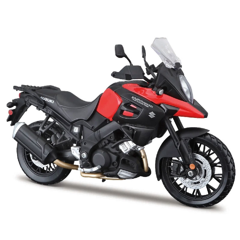 Modell eines Motorrads mit Ständer Maisto Suzuki V-Strom 1:12