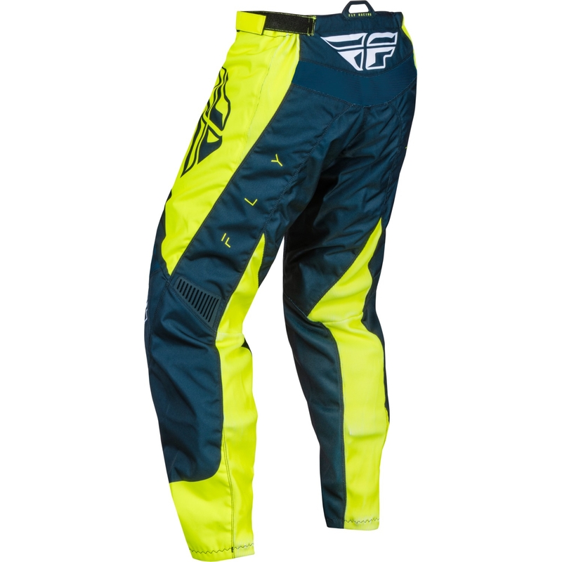 Motocross-Hose FLY Racing F-16 2024 blau-fluo gelb-weiß
