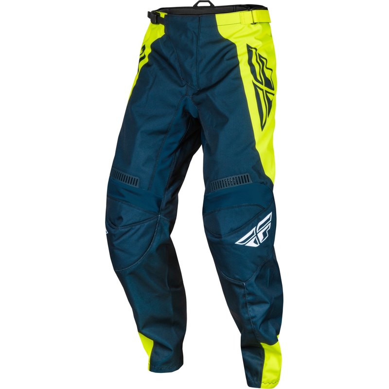 Motocross-Hose FLY Racing F-16 2024 blau-fluo gelb-weiß