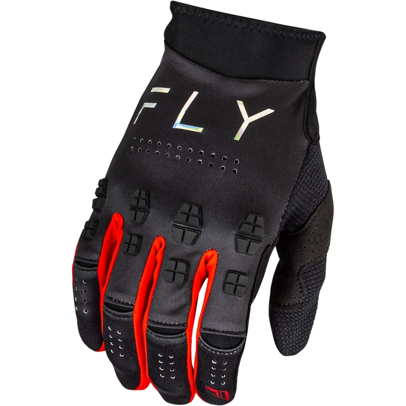 Motocross-Handschuhe FLY Racing Evolution DST 2024 schwarz-rot