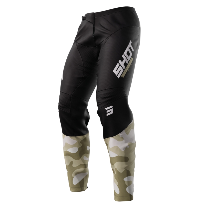 Shot Devo Battle Motocross Hose Schwarz und Sand Ausverkauf