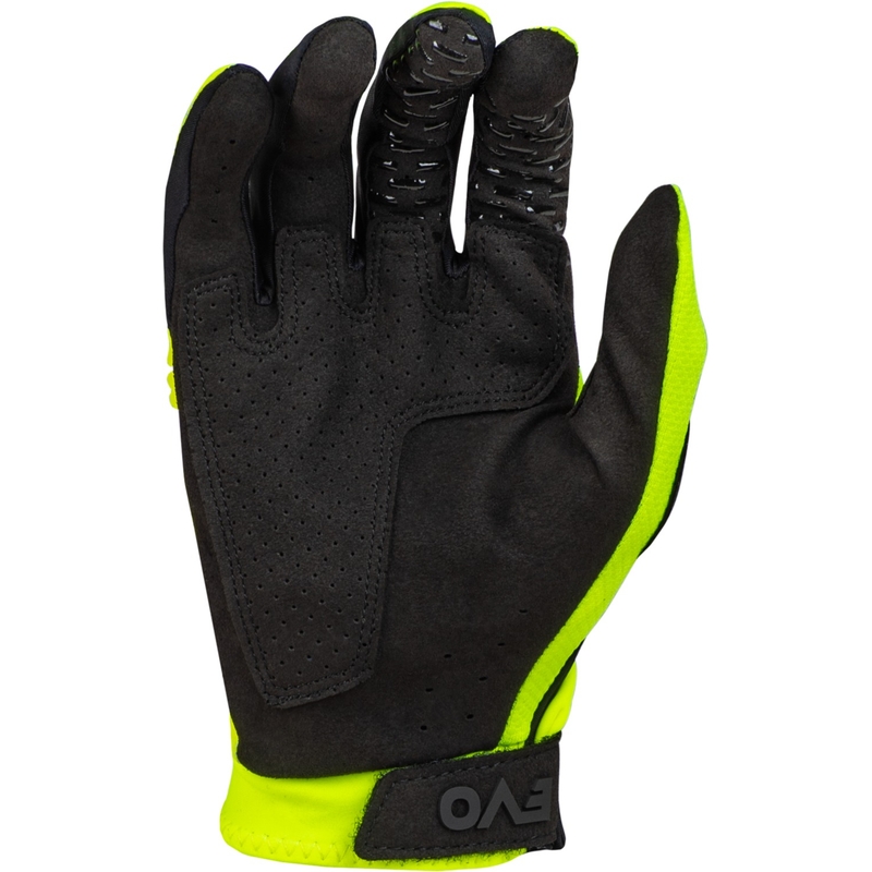 Motocross-Handschuhe FLY Racing Evolution DST 2024 fluo gelb-schwarz