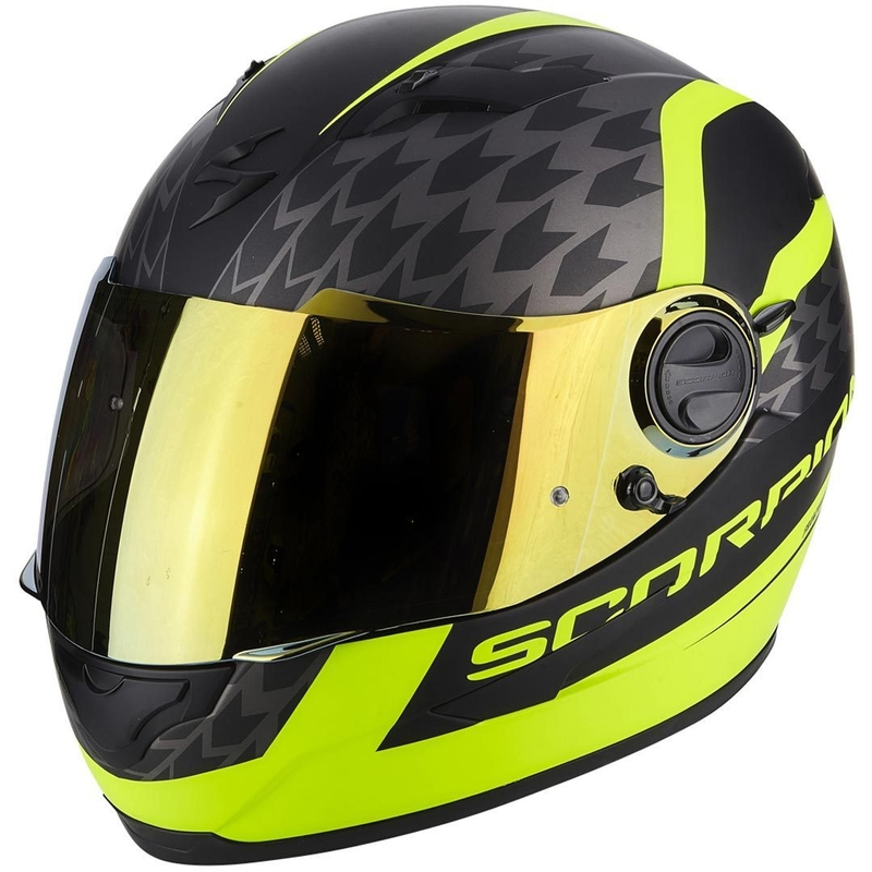 Integralhelm Scorpion EXO-490 Genesi schwarz matt-fluo gelb Ausverkauf