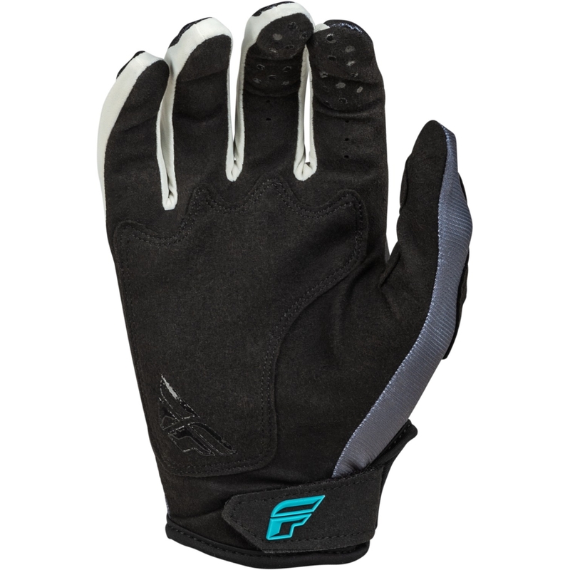 Motocross-Handschuhe FLY Racing Kinetic Reload grau-schwarz-blau