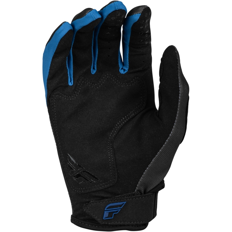 Kinder Motocross-Handschuhe FLY Racing Kinetic Prodigy 2024 grau-fluo grün-blau