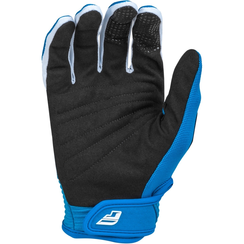 Motocross-Handschuhe FLY Racing F-16 2024 blau und weiß