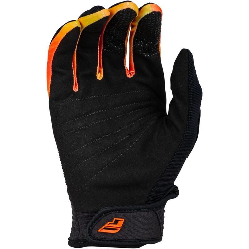 Kinder Motocross-Handschuhe FLY Racing F-16 2024 schwarz-gelb-orange