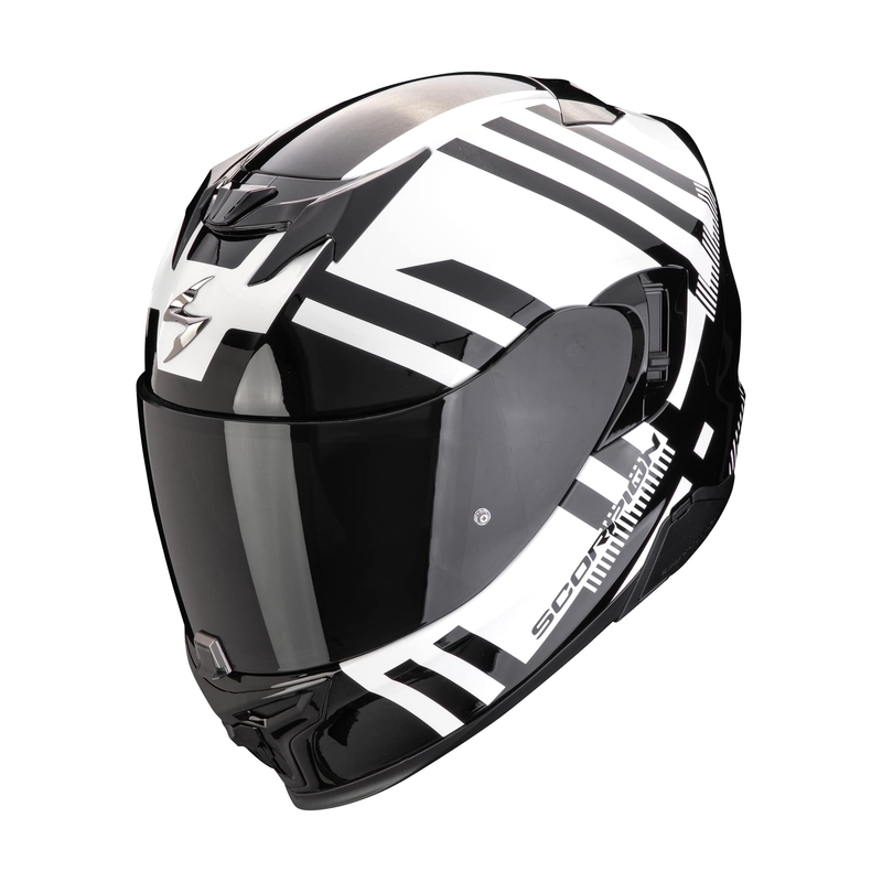 Integral Motorradhelm Scorpion EXO-520 EVO AIR BANSHEE perlweiß-schwarz Ausverkauf