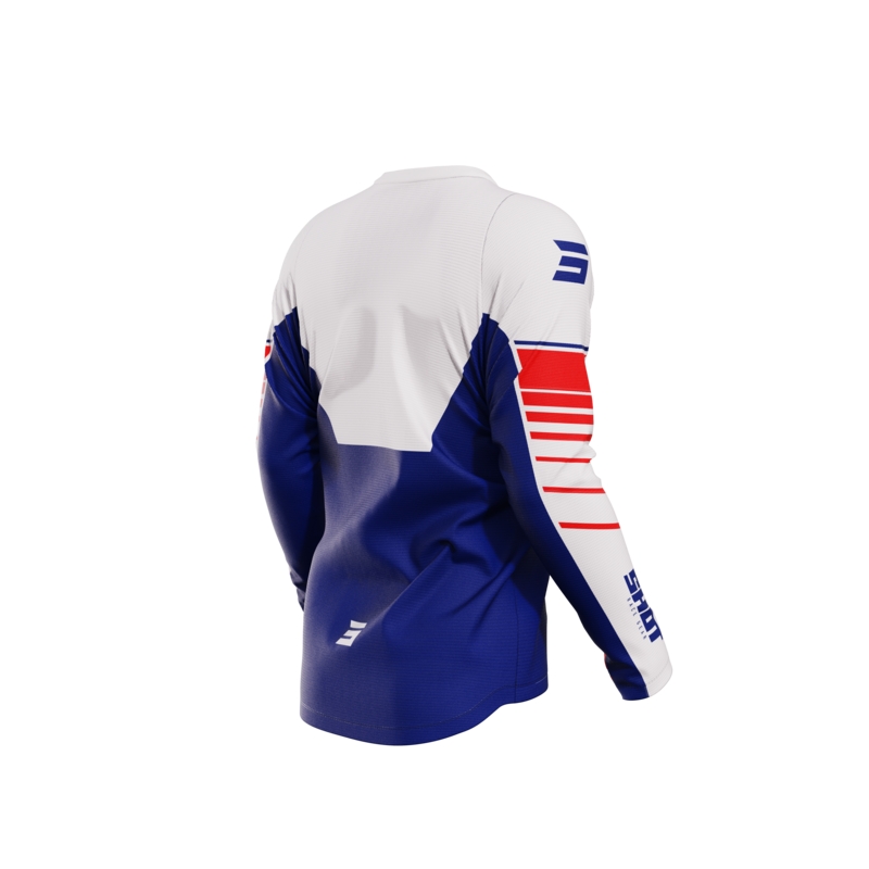 Motocross Trikot Shot Devo Peak blau Ausverkauf