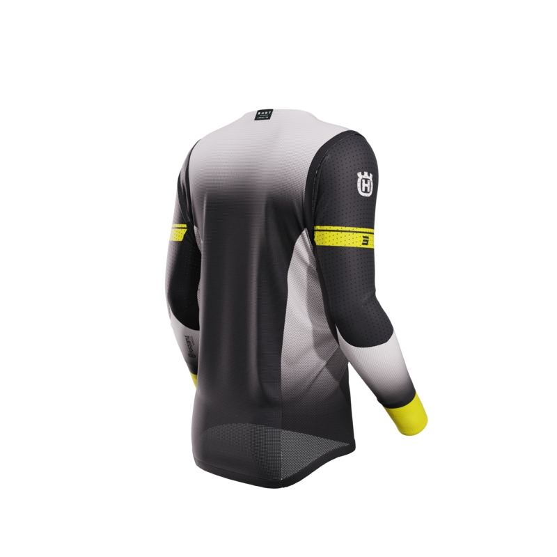 Shot Aerolite Husqvarna LE Motocross-Trikot schwarz im Angebot Ausverkauf