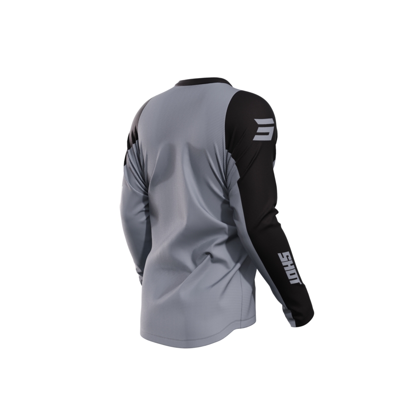 Motocross Trikot Shot Devo Star grau Ausverkauf