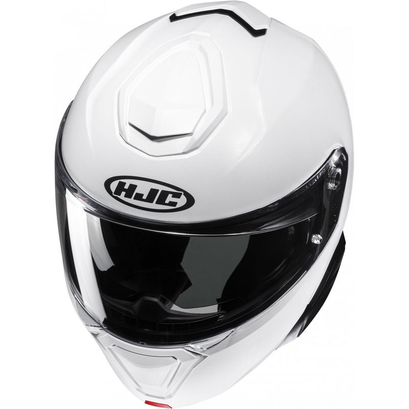 Klappbarer Motorradhelm HJC i91 Solid Perlweiß