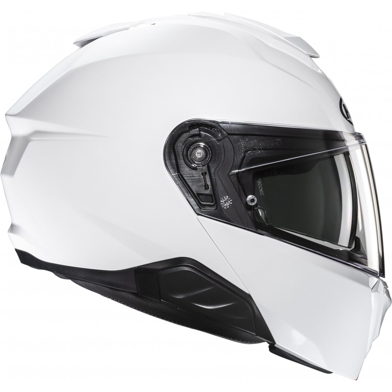 Klappbarer Motorradhelm HJC i91 Solid Perlweiß