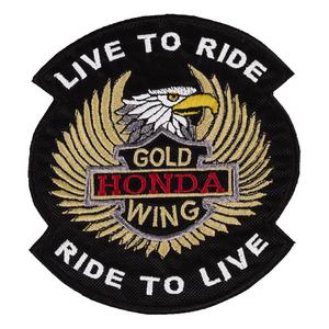 Patch Live to Ride Gold Wing - kleiner